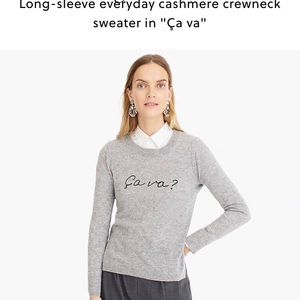NWT! Jcrew CAVA Cashmere Sweater